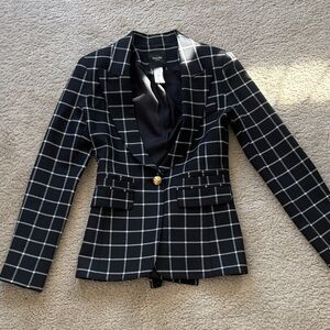 Smythe Paid Blazer with Leather Elbow Patches